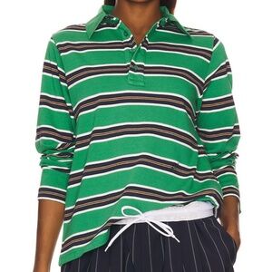 DAMSON MADDER 100% ORGANIC COTTON CASSIA SHRUNKEN RUGBY